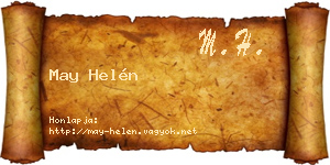 May Helén névjegykártya
